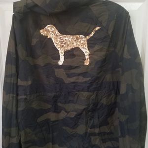 Victoria’s Secret PINK camouflage windbreaker